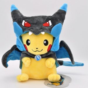 Peluche Pikachu En Méga Dracaufeu X