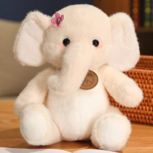 Peluche Éléphant Blanc <br> Lulu™