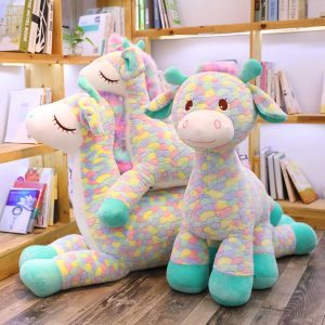 Poupée animalière en peluche
