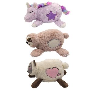 Petites peluches Licorne, Paresseux et Mouton