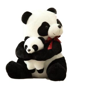 Peluche Panda  Maman et son Bébé