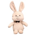 Peluche lapin avec nœud papillon