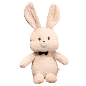 Peluche lapin avec nœud papillon
