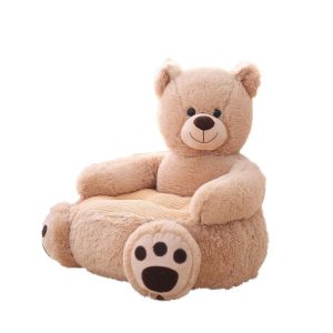 Peluche Coussin Siège Ours