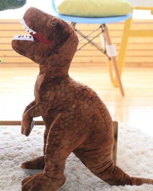 Peluche Dinosaure Marron