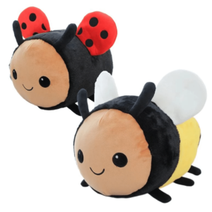 Peluches abeille géante et coccinelle super mignonnes