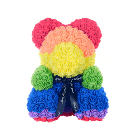 Oursenrosesarc-en-ciel-min.png - PELUCHE POUPEE