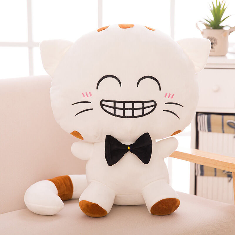 Peluche-de-Chat-Blanc-Souriant-Galaxie-Peluche.jpg - PELUCHE POUPEE