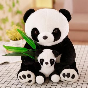 Peluches Panda Mère et Fils