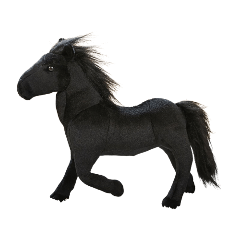 cheval-noir-pilou-peluche.png - PELUCHE POUPEE