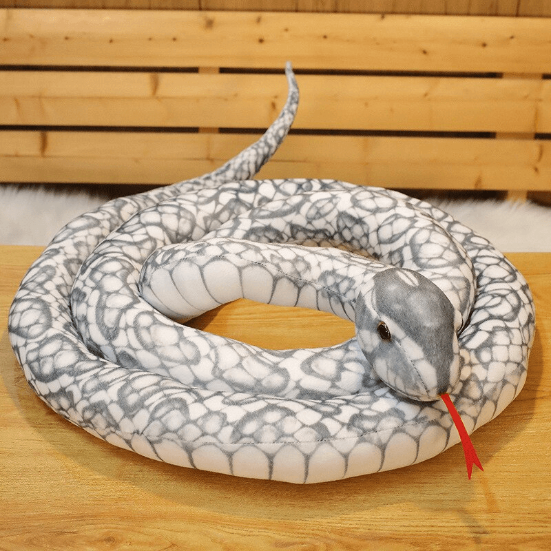 doudou-serpent-blanc-et-gris.png - PELUCHE POUPEE