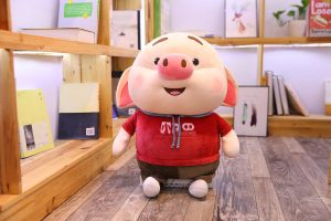 Oreillers en peluche en forme de cochon de dessin animé