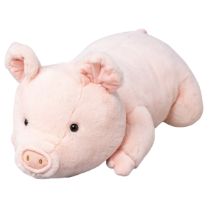jouet en peluche en forme de cochon