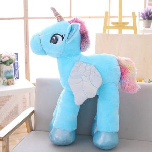 Grande Peluche Licorne Bleue <br> Nimbus™