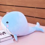 Grosse Peluche Baleine Bleu