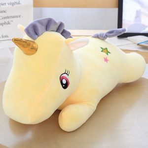 Licorne En Peluche Jaune <br> Crystal™