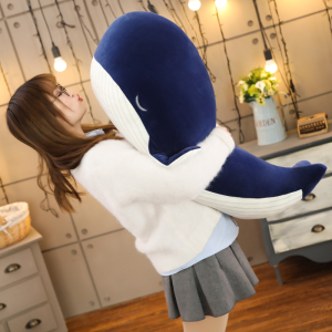 Peluche baleine bleue