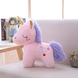 Peluche Licorne Géante Rose <br> Arc-en-ciel™