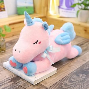 Peluche Licorne Rose