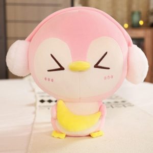 Peluche Pingouin Lune Jaune <br> Plumeux™