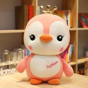 Peluche Pingouin Rose <br> Polaire™