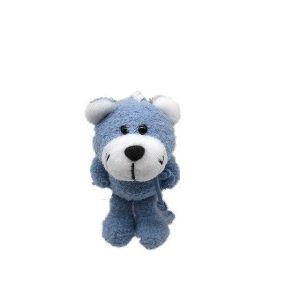Peluche Porte Clés Ours Bleu