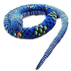 Peluche Serpent Bleu