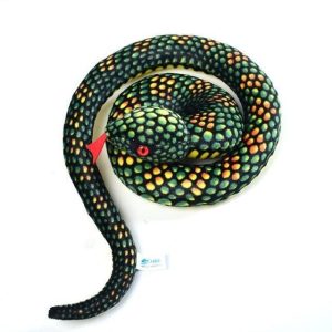 Peluche Serpent Rouge et Vert
