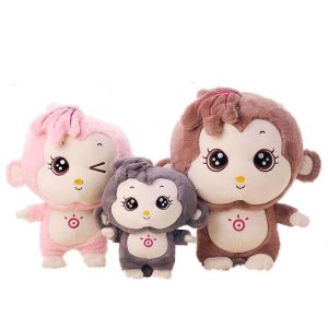 Peluche Singe Fille