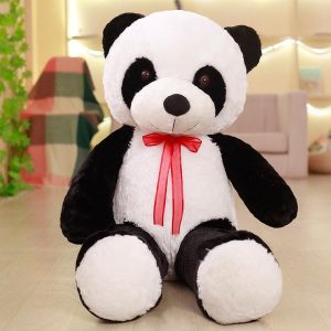 Ours Panda gigantesque en peluche, grandeur nature, 31"-39" Ourson en peluche