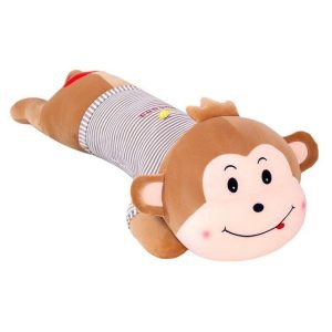 Peluche Coussin Singe Kawaii