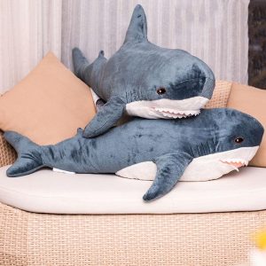 Peluche grand requin blanc