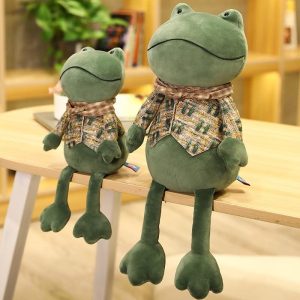 Peluches Animaux Kawaii Blaireau Grenouille et Hérisson