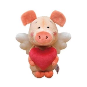 Petit Cochon Welby Angel Love Heart, Poupée Peluche Animal Jouet Rembourré