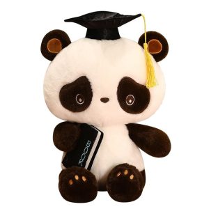 Doctor Panda Graduation Toy Doll (poupée en peluche)