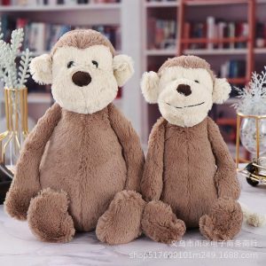 Peluche singe à longue queue