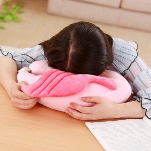 Tête De Flamant Rose Peluche <br> Oreiller™