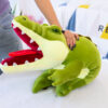 Peluche alligator hyper réaliste