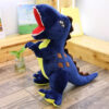 Grande peluche dinosaure bleu pour enfants