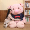 peluche-geante-cochon-rose-100-cm.jpg Peluche cochon vraiment géante pour chambre d'enfant