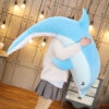 Grande peluche dauphin bleu meilleur compagnon