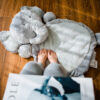 Éléphant en peluche géant hyper doux